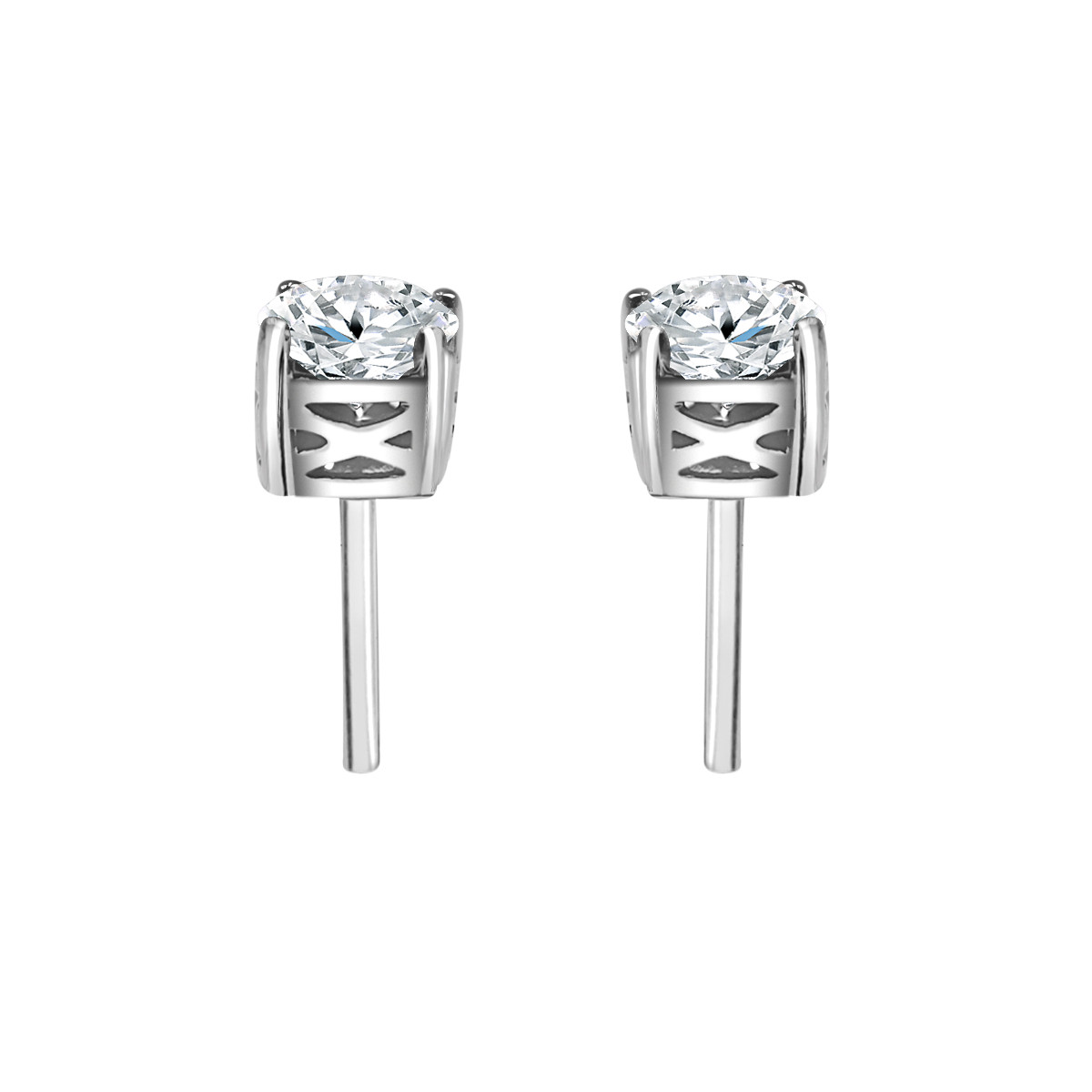 Pendientes Oro Blanco con Diamantes Creados en Laboratorio – 1,02 ct LAB-A050PENB