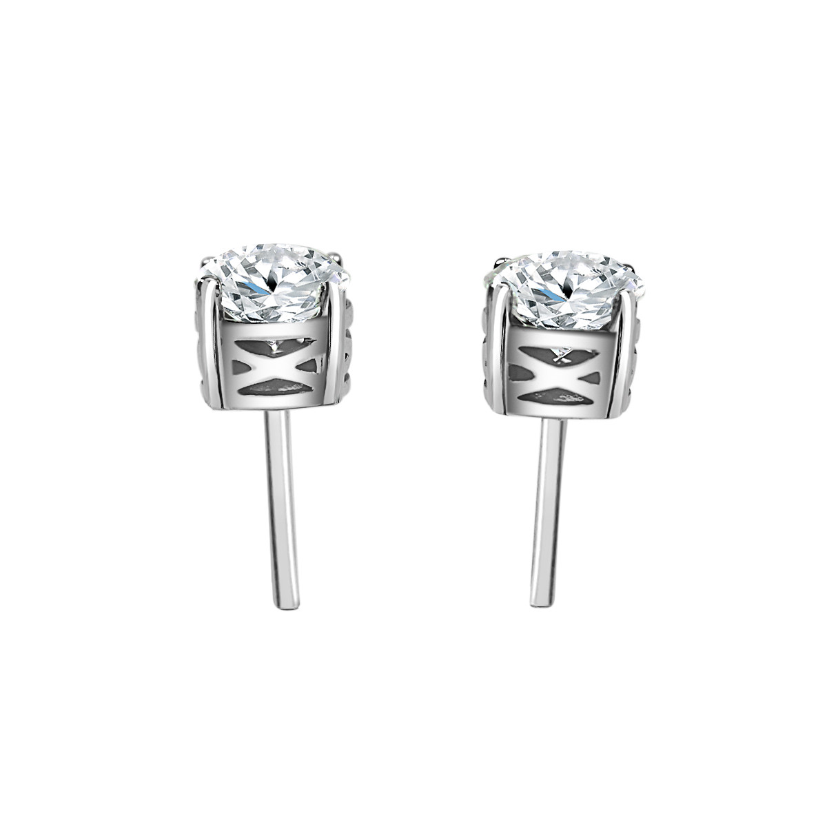 Pendientes Oro Blanco con Diamantes Creados en Laboratorio – 0,62 ct LAB-A030PENB