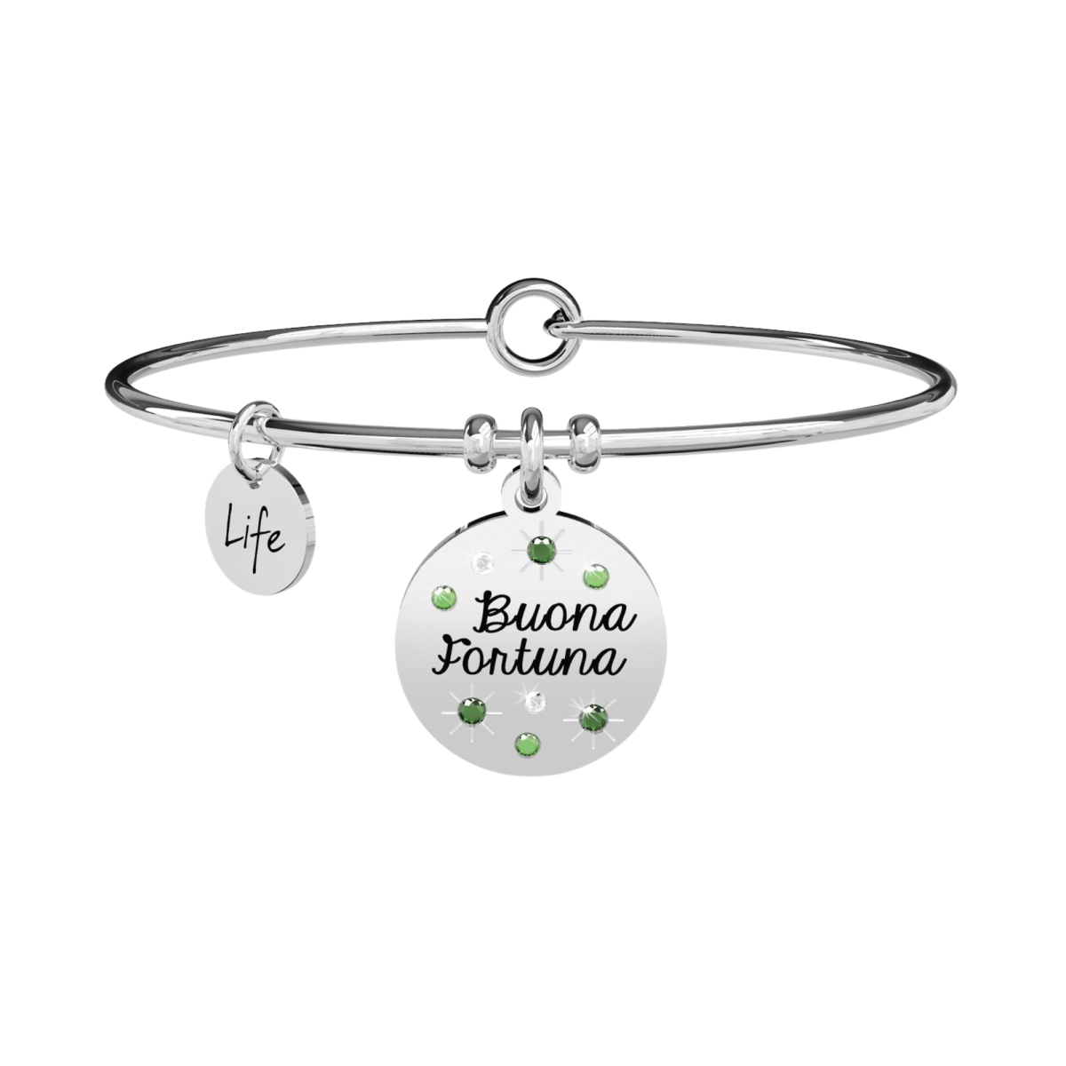 Pulsera Kidult Amuleto Buena Suerte con Trébol y Cristales 731875