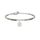 Pulsera Kidult Riviere Verde con Trébol de Cuatro Hojas 732324 Pulsera Kidult Riviere Verde con Trébol de Cuatro Hojas 732324