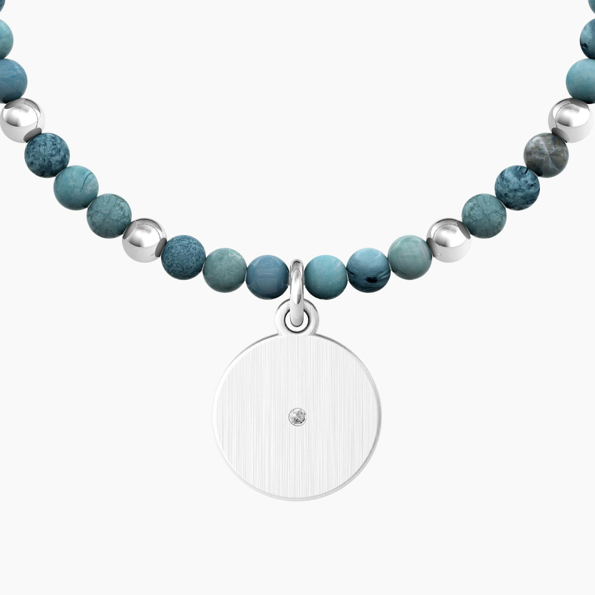 Pulsera Kidult Ángel con Ágata Azul y Protección 732140