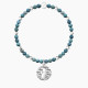 Pulsera Kidult Ángel con Ágata Azul y Protección 732140
