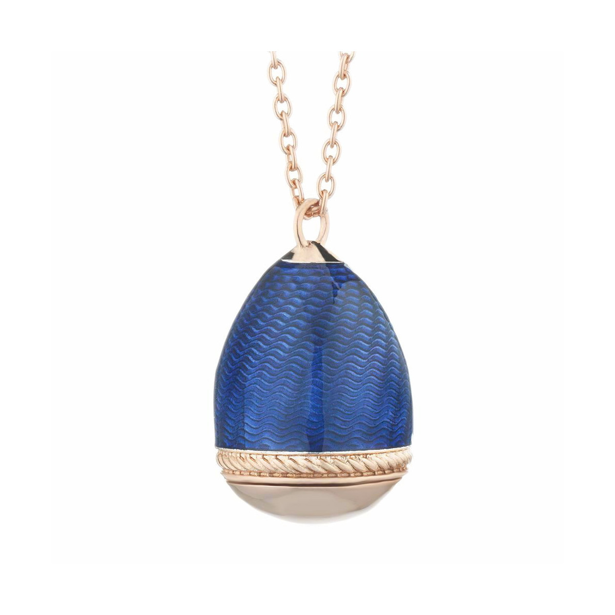 Collar Tsars Collection en Plata y Esmalte – Colección Romanov - Azul ROP02RDB