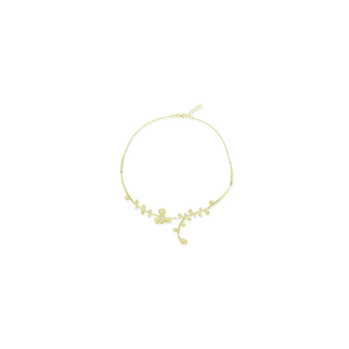 Gargantilla Marina García Flor Plata 90941GD