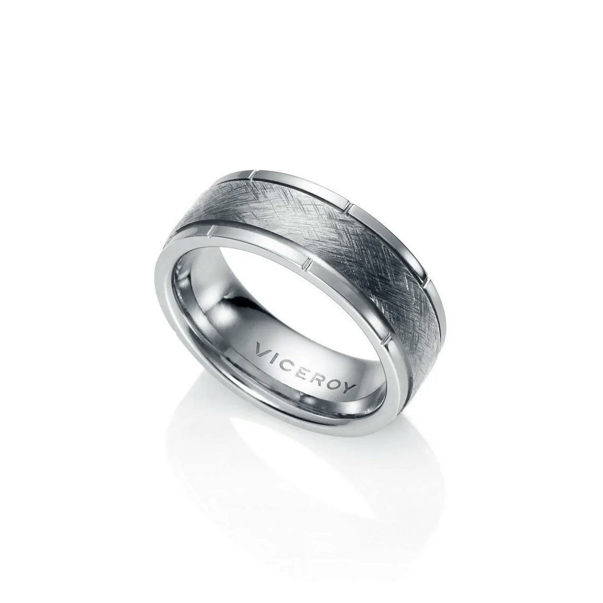 Anillo Viceroy de Hombre en Acero Plateado 15002A02200