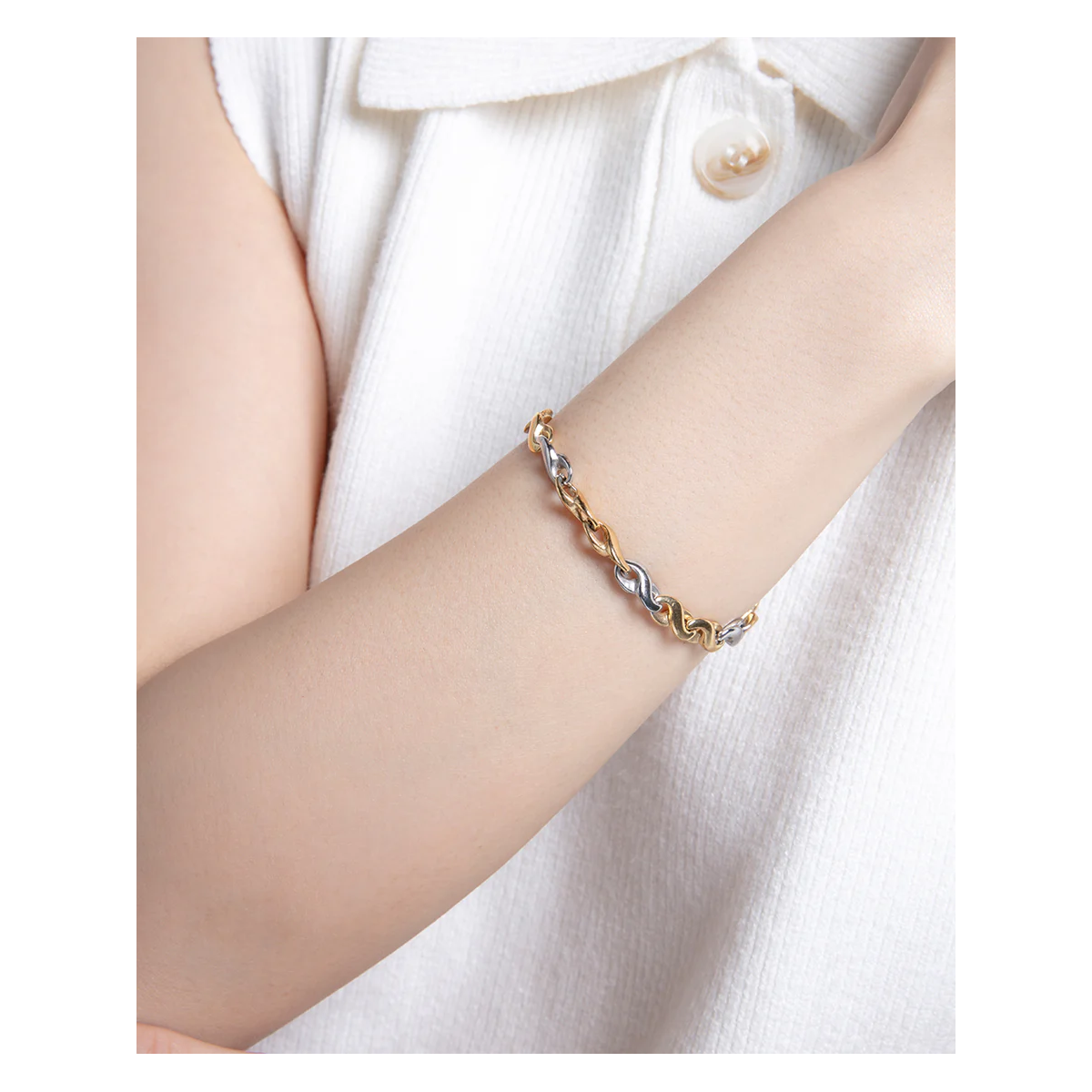 Pulsera Viceroy Bitono dorado y plateado 14176P01012