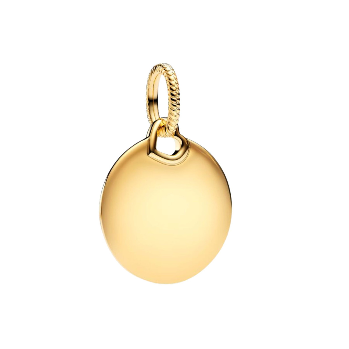 Charm Pandora Colgante Grabable Etiqueta Redonda 368610C00