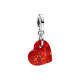 Charm Pandora Colgante en plata de ley Corazón Rojo Opalescente 793348C01
